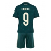 Maillot de football Réplique Real Madrid Endrick #9 Extérieur Enfant 2026-27 Manche Courte (+ Pantalon court)