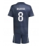 Maillot de football Réplique Real Madrid Federico Valverde #8 Extérieur Enfant 2025-26 Manche Courte (+ Pantalon court)