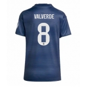 Maillot de football Réplique Real Madrid Federico Valverde #8 Extérieur Femme 2025-26 Manche Courte