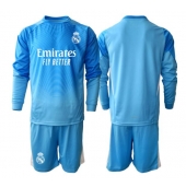 Maillot de football Réplique Real Madrid Gardien de but Domicile Enfant 2025-26 Manche Longue (+ Pantalon court)