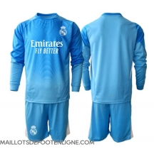 Maillot de football Réplique Real Madrid Gardien de but Domicile Enfant 2025-26 Manche Longue (+ Pantalon court)