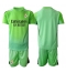 Maillot de football Réplique Real Madrid Gardien de but Extérieur Enfant 2025-26 Manche Courte (+ Pantalon court)