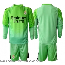 Maillot de football Réplique Real Madrid Gardien de but Extérieur Enfant 2025-26 Manche Longue (+ Pantalon court)