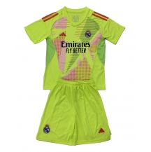 Maillot de football Réplique Real Madrid Gardien de but Troisième Enfant 2024-25 Manche Courte (+ Pantalon court)