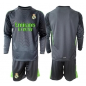 Maillot de football Réplique Real Madrid Gardien de but Troisième Enfant 2025-26 Manche Longue (+ Pantalon court)