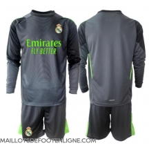 Maillot de football Réplique Real Madrid Gardien de but Troisième Enfant 2025-26 Manche Longue (+ Pantalon court)