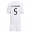 Maillot de football Réplique Real Madrid Jude Bellingham #5 Domicile Enfant 2025-26 Manche Courte (+ Pantalon court)