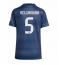 Maillot de football Réplique Real Madrid Jude Bellingham #5 Extérieur Femme 2025-26 Manche Courte