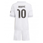 Maillot de football Réplique Real Madrid Kylian Mbappe #10 Domicile Enfant 2025-26 Manche Courte (+ Pantalon court)