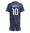 Maillot de football Réplique Real Madrid Kylian Mbappe #10 Extérieur Enfant 2025-26 Manche Courte (+ Pantalon court)