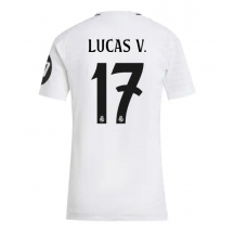 Maillot de football Réplique Real Madrid Lucas Vazquez #17 Domicile Femme 2024-25 Manche Courte