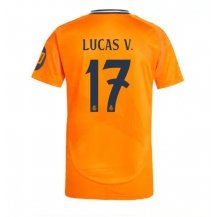 Maillot de football Réplique Real Madrid Lucas Vazquez #17 Extérieur 2024-25 Manche Courte