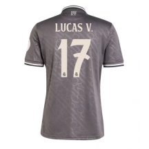 Maillot de football Réplique Real Madrid Lucas Vazquez #17 Troisième 2024-25 Manche Courte