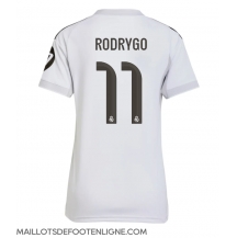 Maillot de football Réplique Real Madrid Rodrygo Goes #11 Domicile Femme 2025-26 Manche Courte