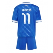 Maillot de football Réplique Real Madrid Rodrygo Goes #11 Troisième Enfant 2025-26 Manche Courte (+ Pantalon court)