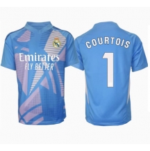 Maillot de football Réplique Real Madrid Thibaut Courtois #1 Gardien de but Domicile 2024-25 Manche Courte