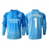 Maillot de football Réplique Real Madrid Thibaut Courtois #1 Gardien de but Domicile 2025-26 Manche Longue