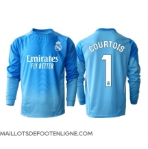 Maillot de football Réplique Real Madrid Thibaut Courtois #1 Gardien de but Domicile 2025-26 Manche Longue