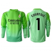 Maillot de football Réplique Real Madrid Thibaut Courtois #1 Gardien de but Extérieur 2025-26 Manche Longue