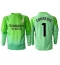 Maillot de football Réplique Real Madrid Thibaut Courtois #1 Gardien de but Extérieur 2025-26 Manche Longue