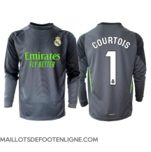 Maillot de football Réplique Real Madrid Thibaut Courtois #1 Gardien de but Troisième 2025-26 Manche Longue