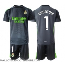 Maillot de football Réplique Real Madrid Thibaut Courtois #1 Gardien de but Troisième Enfant 2025-26 Manche Courte (+ Pantalon court)