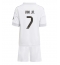 Maillot de football Réplique Real Madrid Vinicius Junior #7 Domicile Enfant 2025-26 Manche Courte (+ Pantalon court)