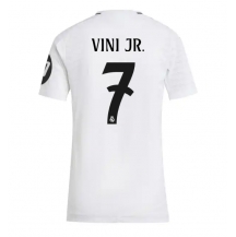 Maillot de football Réplique Real Madrid Vinicius Junior #7 Domicile Femme 2024-25 Manche Courte