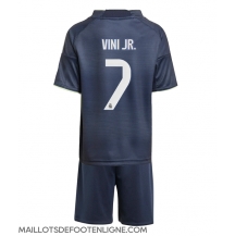Maillot de football Réplique Real Madrid Vinicius Junior #7 Extérieur Enfant 2025-26 Manche Courte (+ Pantalon court)