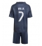Maillot de football Réplique Real Madrid Vinicius Junior #7 Extérieur Enfant 2025-26 Manche Courte (+ Pantalon court)