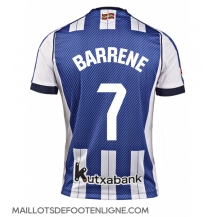 Maillot de football Réplique Real Sociedad Ander Barrenetxea #7 Domicile 2025-26 Manche Courte