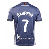 Maillot de football Réplique Real Sociedad Ander Barrenetxea #7 Extérieur 2025-26 Manche Courte