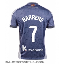 Maillot de football Réplique Real Sociedad Ander Barrenetxea #7 Extérieur 2025-26 Manche Courte