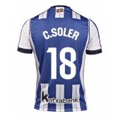 Maillot de football Réplique Real Sociedad Carlos Soler #18 Domicile 2025-26 Manche Courte