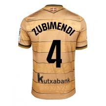 Maillot de football Réplique Real Sociedad Martin Zubimendi #4 Extérieur 2024-25 Manche Courte