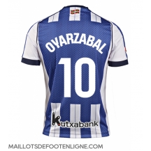 Maillot de football Réplique Real Sociedad Mikel Oyarzabal #10 Domicile 2025-26 Manche Courte