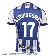 Maillot de football Réplique Real Sociedad Sergio Gomez #17 Domicile 2025-26 Manche Courte