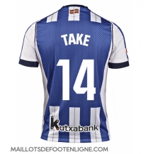 Maillot de football Réplique Real Sociedad Takefusa Kubo #14 Domicile 2025-26 Manche Courte