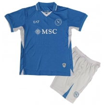 Maillot de football Réplique SSC Napoli Domicile Enfant 2024-25 Manche Courte (+ Pantalon court)