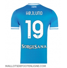 Maillot de football Réplique SSC Napoli Rasmus Hojlund #19 Domicile 2025-26 Manche Courte