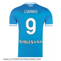Maillot de football Réplique SSC Napoli Romelu Lukaku #9 Domicile 2025-26 Manche Courte