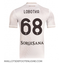 Maillot de football Réplique SSC Napoli Stanislav Lobotka #68 Extérieur 2025-26 Manche Courte
