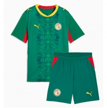 Maillot de football Réplique Senegal Extérieur Enfant Mondial 2026 Manche Courte (+ Pantalon court)