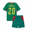 Maillot de football Réplique Senegal Habib Diallo #20 Extérieur Enfant Mondial 2026 Manche Courte (+ Pantalon court)