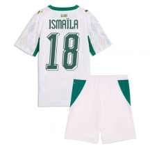 Maillot de football Réplique Senegal Ismaila Sarr #18 Domicile Enfant Mondial 2026 Manche Courte (+ Pantalon court)