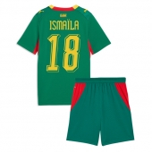 Maillot de football Réplique Senegal Ismaila Sarr #18 Extérieur Enfant Mondial 2026 Manche Courte (+ Pantalon court)