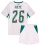 Maillot de football Réplique Senegal Pape Gueye #26 Domicile Enfant Mondial 2026 Manche Courte (+ Pantalon court)