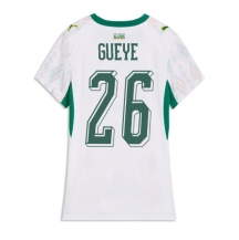 Maillot de football Réplique Senegal Pape Gueye #26 Domicile Femme Mondial 2026 Manche Courte