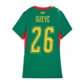 Maillot de football Réplique Senegal Pape Gueye #26 Extérieur Femme Mondial 2026 Manche Courte