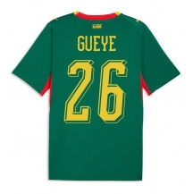 Maillot de football Réplique Senegal Pape Gueye #26 Extérieur Mondial 2026 Manche Courte